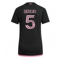 Inter Miami Sergio Busquets #5 Replica Away Shirt Ladies 2023-24 Short Sleeve